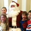 photo of Santa Claus at children's party