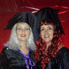 photo of glamorous witches at Halloween party
